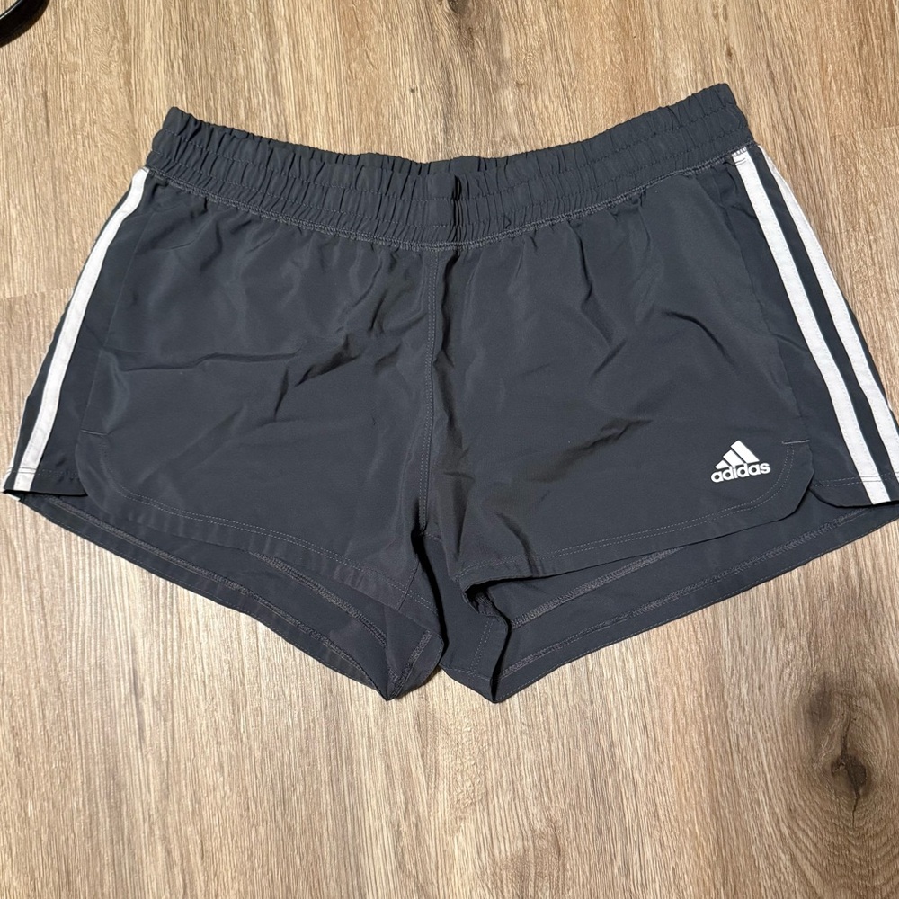 Adidas Women's Gray Athletic Shorts